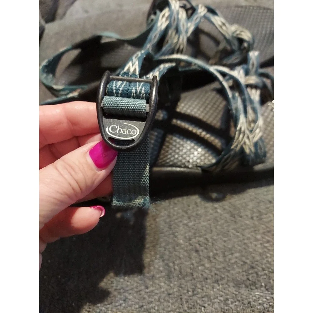 Chaco Sandals Womens 8‎ ZX/2 Classic Hiking Strappy Multicolor Comfort Toe-Loop